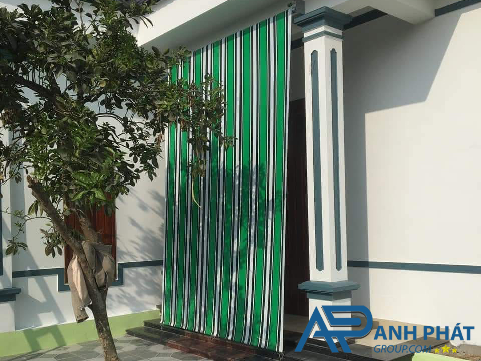 Nơi lắp đặt bạt che nắng tự cuốn thực tế