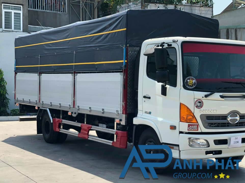 Mẫu bạt mui xe tải lắp đặt hoàn thiện cho khách hàng