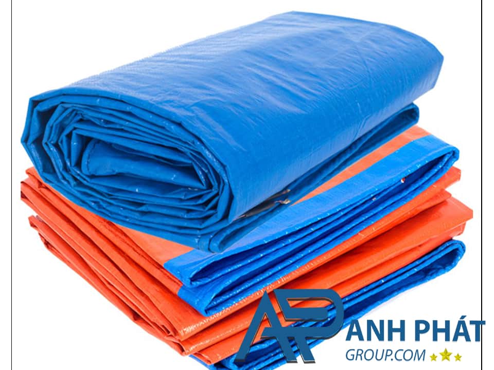 Sản xuất bạt nhựa xanh cam tại xưởng