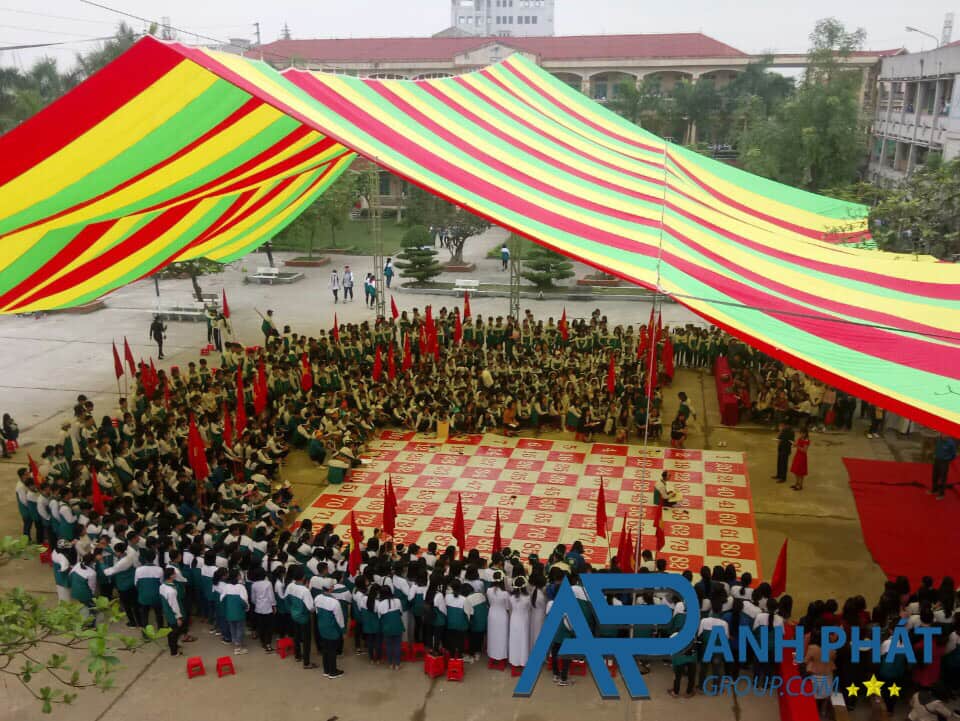 Dù dây cáp 2 mái hiện đại