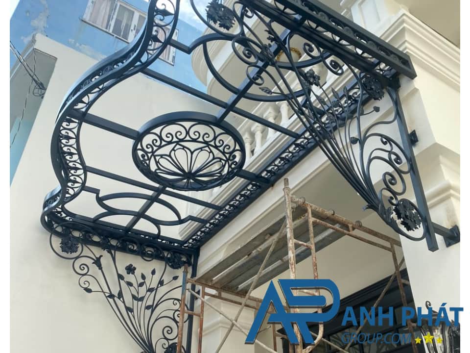 Mái che hiên cố định mỹ thuật Anh Phát Group