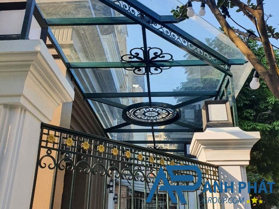 Mái che hiên cố định mỹ thuật Anh Phát Group