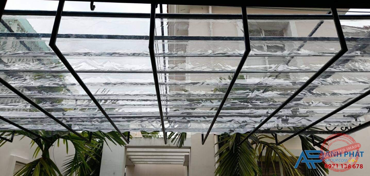 Bạt che mưa trong lấy sáng thương hiệu Anh Phát Group