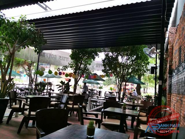 bạt kéo quán quán cafe Anh Phát Group