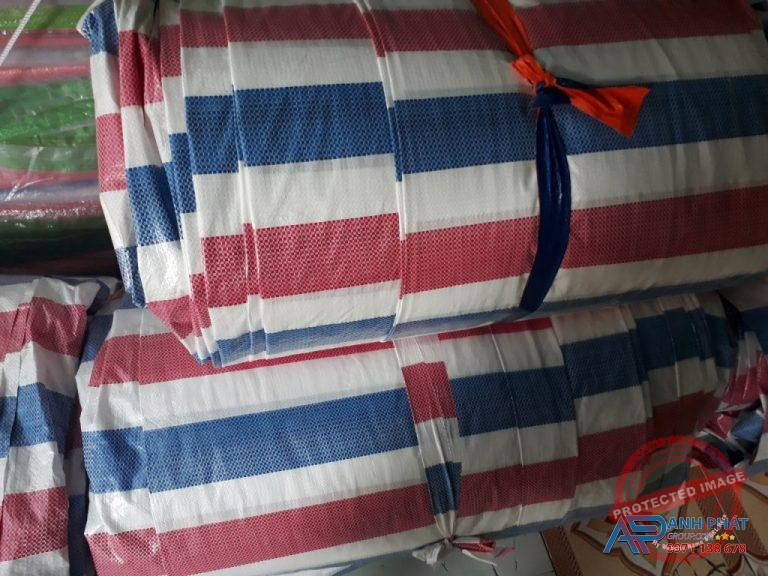 Bạt kẻ sọc thương hiệu Anh Phát Group.