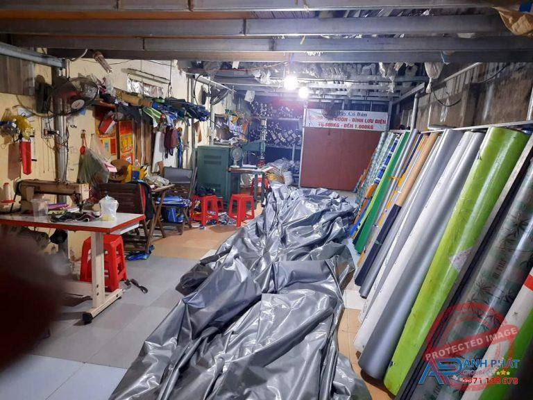 May bạt mái xếp di động, mái xếp bạt kéo giá rẻ