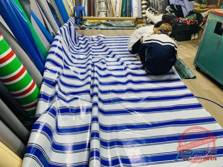 Xưởng may bạt giá rẻ của Anh Phát Group.