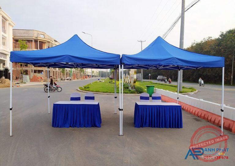Nhà lều bạt xếp di động Anh Phát Group.