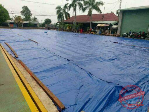 Bạt nhựa PE 2 màu