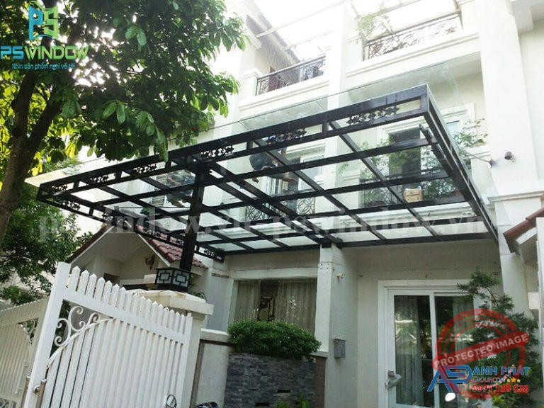 Mái kính nghệ thuật thương hiệu Anh Phát Group.