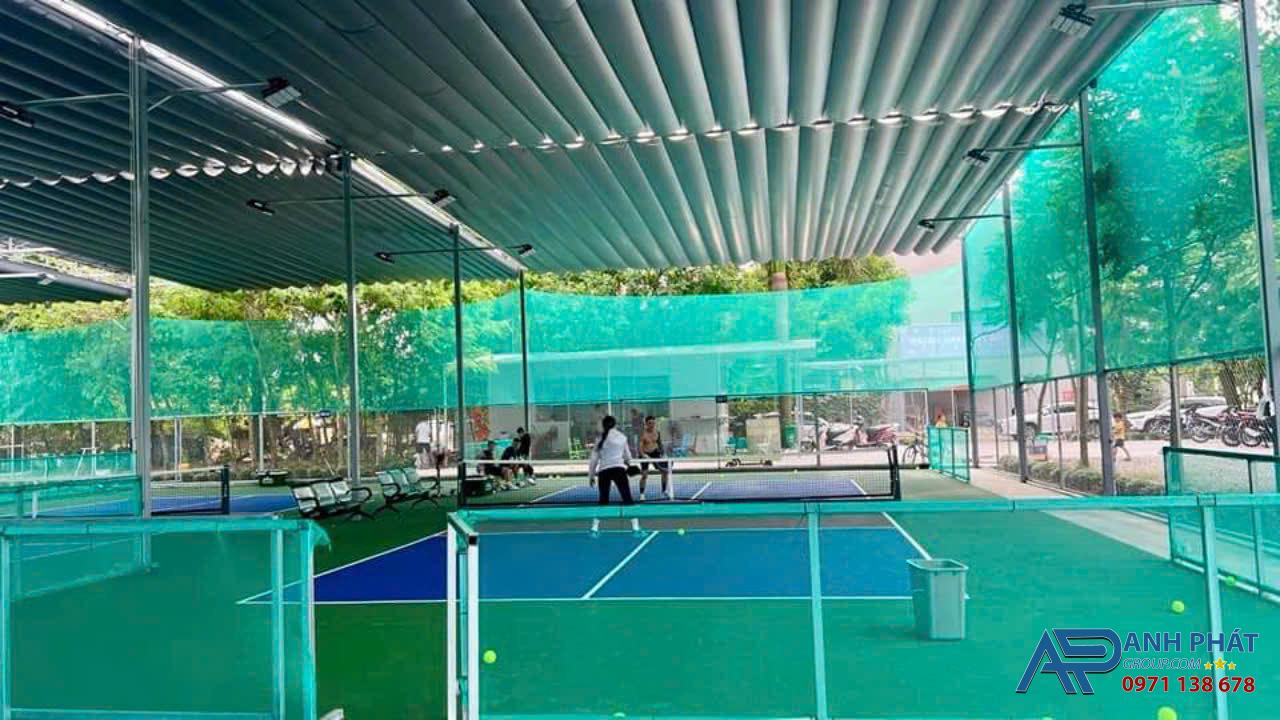 Mái Bạt Che Sân Thể Thao Pickleball Thương Hiệu Anh Phát Group