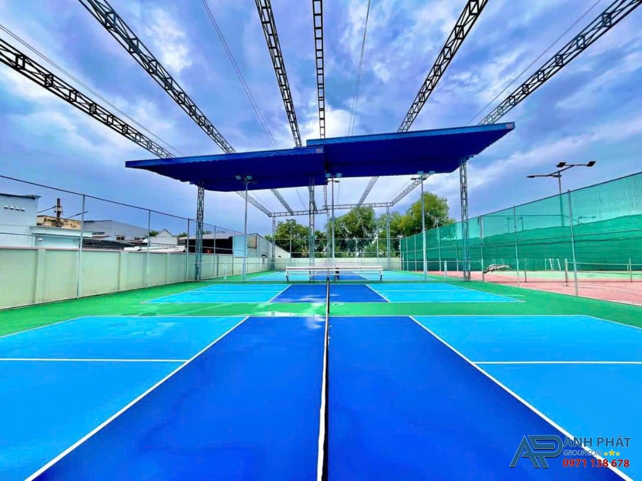 Mái Bạt Che Sân Thể Thao Pickleball Thương Hiệu Anh Phát Group