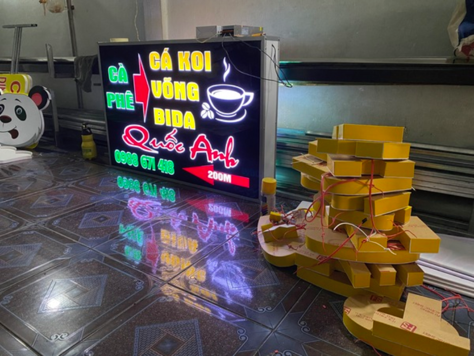 Bảng hiệu, hộp đèn quảng cáo giá rẻ thương hiệu Anh Phát Group