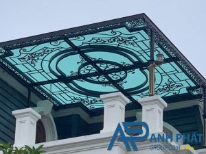 Mái che hiên cố định mỹ thuật Anh Phát Group